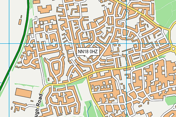 NN18 0HZ map - OS VectorMap District (Ordnance Survey)