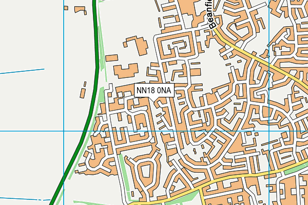 NN18 0NA map - OS VectorMap District (Ordnance Survey)