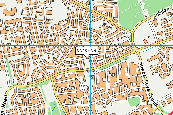 NN18 0NR map - OS VectorMap District (Ordnance Survey)