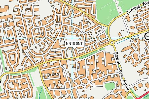 NN18 0NT map - OS VectorMap District (Ordnance Survey)