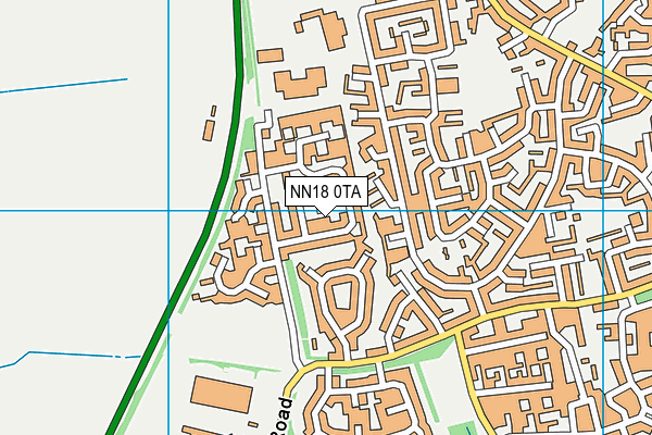NN18 0TA map - OS VectorMap District (Ordnance Survey)