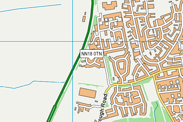 NN18 0TN map - OS VectorMap District (Ordnance Survey)