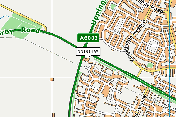 NN18 0TW map - OS VectorMap District (Ordnance Survey)