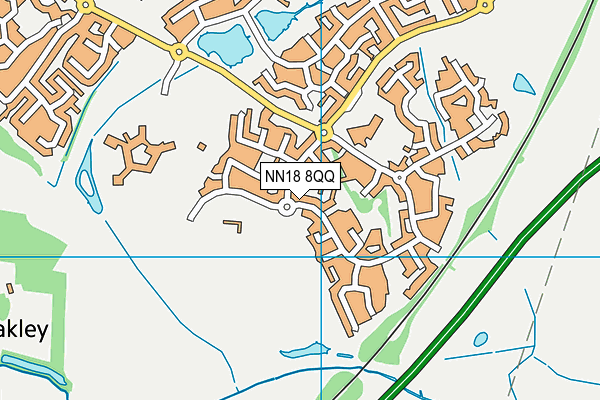 NN18 8QQ map - OS VectorMap District (Ordnance Survey)