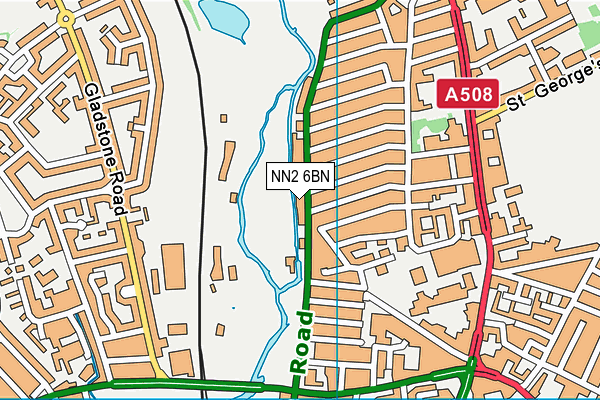 NN2 6BN map - OS VectorMap District (Ordnance Survey)