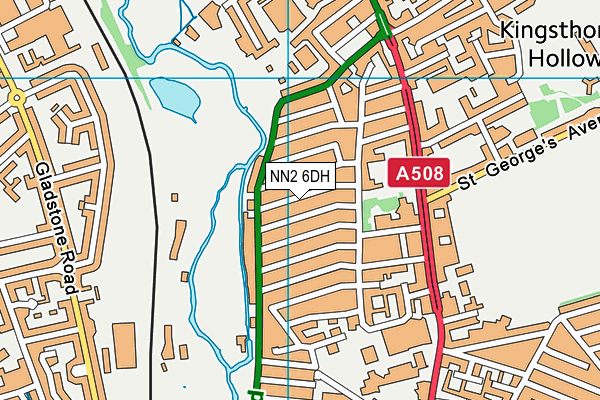 NN2 6DH map - OS VectorMap District (Ordnance Survey)