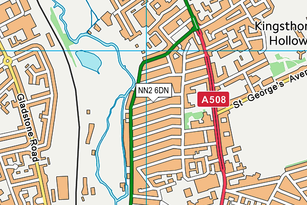 NN2 6DN map - OS VectorMap District (Ordnance Survey)