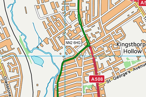 NN2 6HG map - OS VectorMap District (Ordnance Survey)