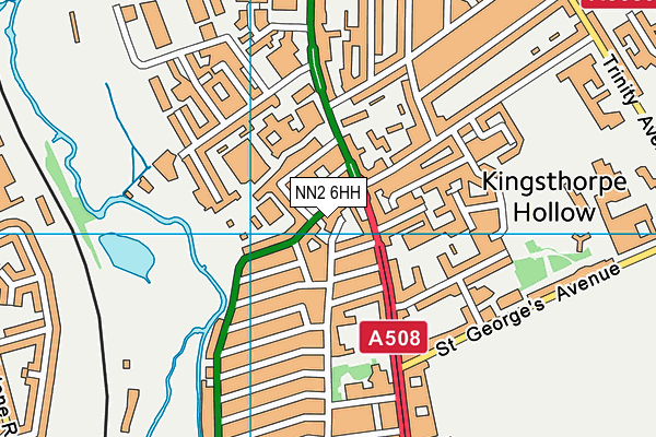 NN2 6HH map - OS VectorMap District (Ordnance Survey)