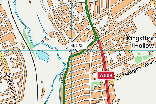NN2 6HL map - OS VectorMap District (Ordnance Survey)