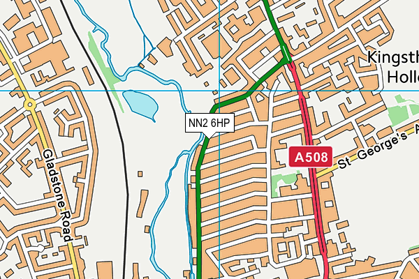 NN2 6HP map - OS VectorMap District (Ordnance Survey)