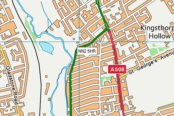 NN2 6HR map - OS VectorMap District (Ordnance Survey)