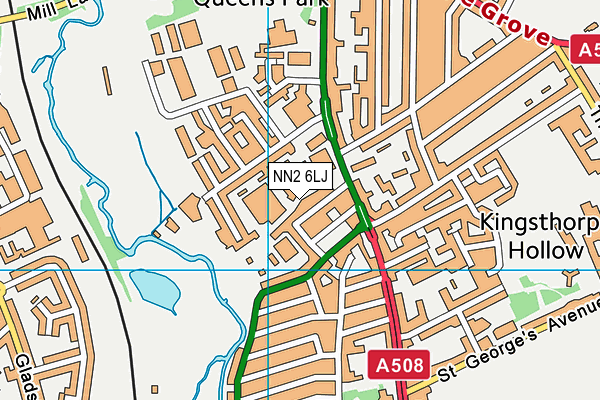 NN2 6LJ map - OS VectorMap District (Ordnance Survey)