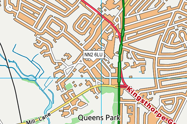 NN2 6LU map - OS VectorMap District (Ordnance Survey)