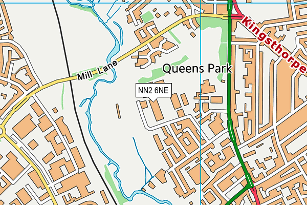 Spencer Community Trust Fc map (NN2 6NE) - OS VectorMap District (Ordnance Survey)