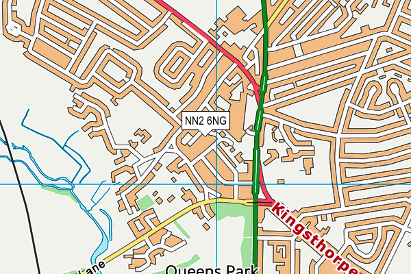 NN2 6NG map - OS VectorMap District (Ordnance Survey)