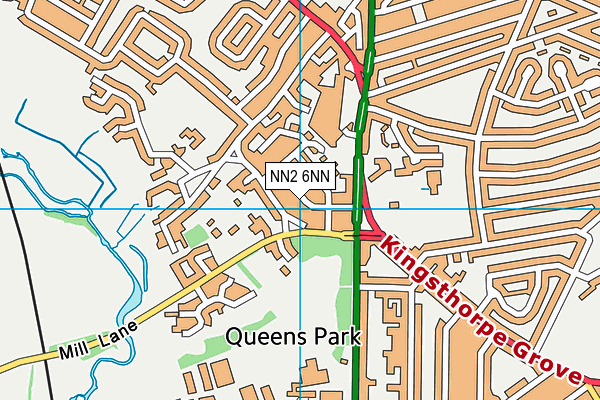 NN2 6NN map - OS VectorMap District (Ordnance Survey)