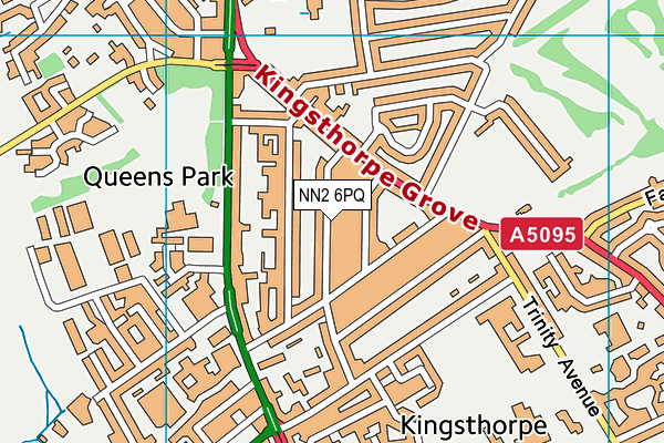 NN2 6PQ map - OS VectorMap District (Ordnance Survey)