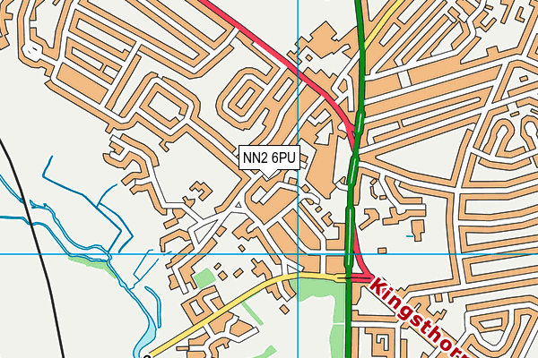NN2 6PU map - OS VectorMap District (Ordnance Survey)