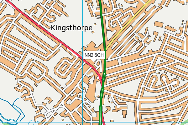NN2 6QH map - OS VectorMap District (Ordnance Survey)