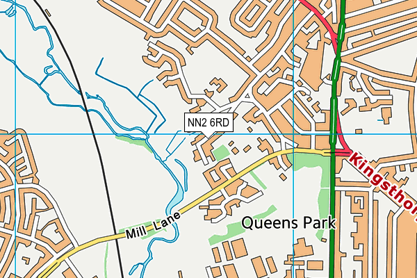 NN2 6RD map - OS VectorMap District (Ordnance Survey)
