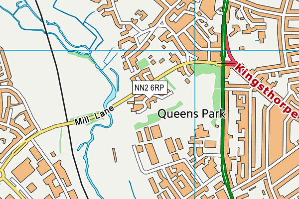 NN2 6RP map - OS VectorMap District (Ordnance Survey)