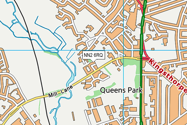 NN2 6RQ map - OS VectorMap District (Ordnance Survey)