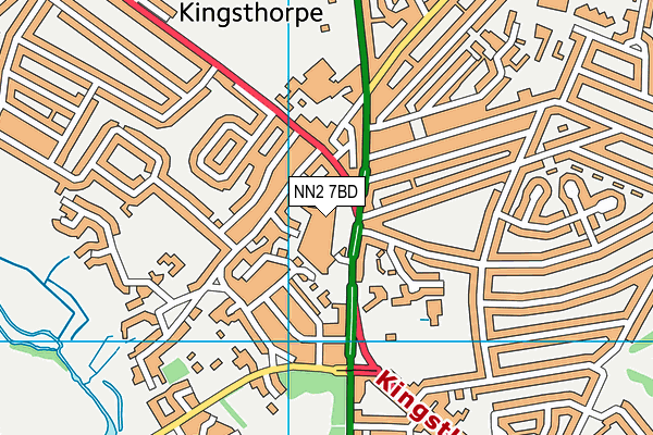 NN2 7BD map - OS VectorMap District (Ordnance Survey)