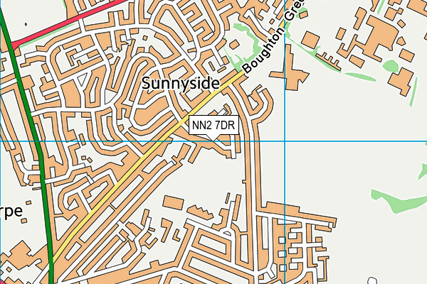 NN2 7DR map - OS VectorMap District (Ordnance Survey)