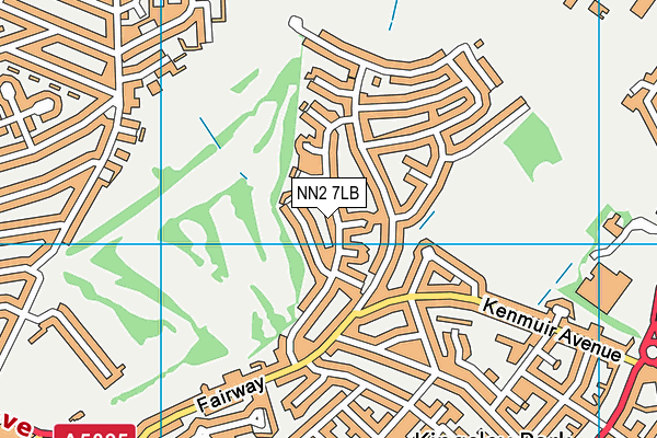 NN2 7LB map - OS VectorMap District (Ordnance Survey)