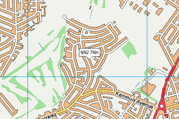 NN2 7NH map - OS VectorMap District (Ordnance Survey)