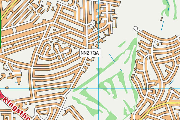 NN2 7QA map - OS VectorMap District (Ordnance Survey)