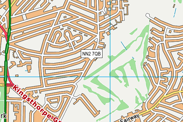 NN2 7QB map - OS VectorMap District (Ordnance Survey)