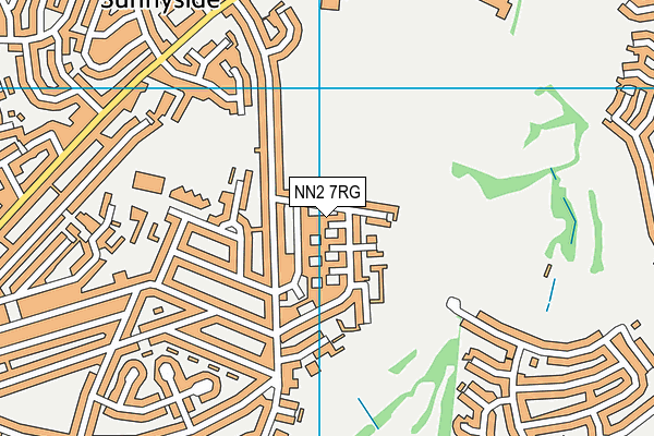 NN2 7RG map - OS VectorMap District (Ordnance Survey)