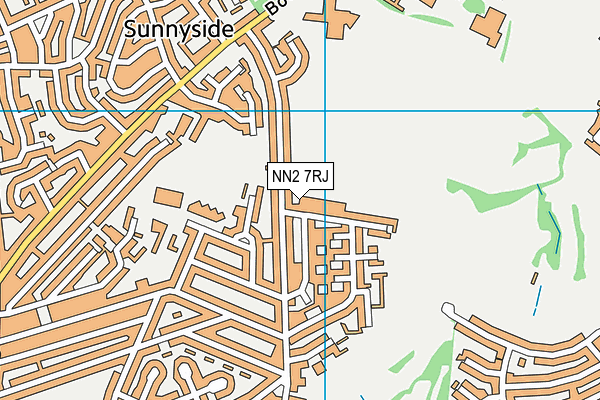 NN2 7RJ map - OS VectorMap District (Ordnance Survey)