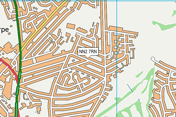 NN2 7RN map - OS VectorMap District (Ordnance Survey)