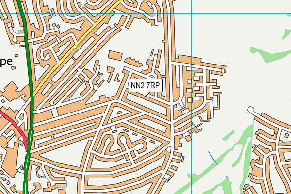 NN2 7RP map - OS VectorMap District (Ordnance Survey)