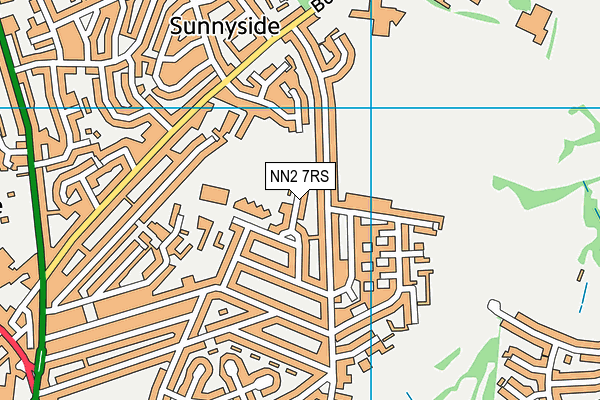 NN2 7RS map - OS VectorMap District (Ordnance Survey)