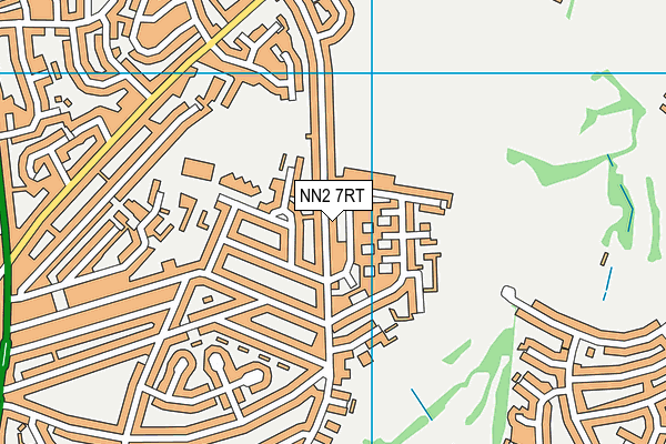 NN2 7RT map - OS VectorMap District (Ordnance Survey)