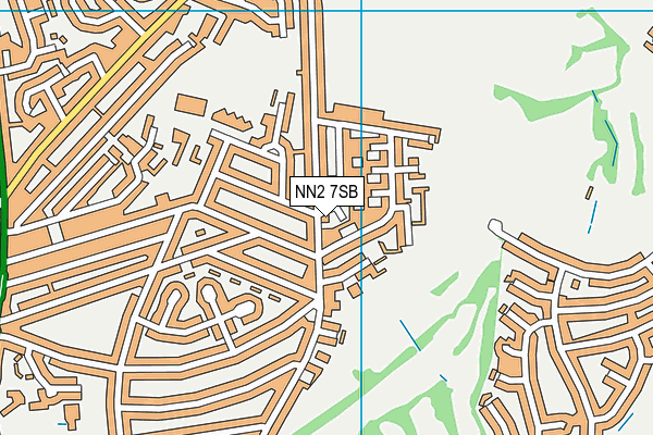 NN2 7SB map - OS VectorMap District (Ordnance Survey)