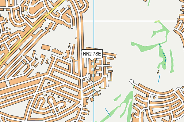 NN2 7SE map - OS VectorMap District (Ordnance Survey)