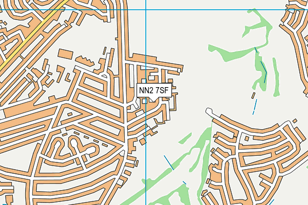 NN2 7SF map - OS VectorMap District (Ordnance Survey)