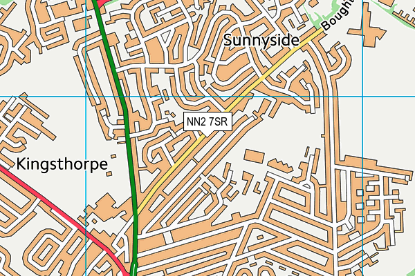 NN2 7SR map - OS VectorMap District (Ordnance Survey)