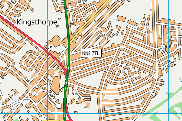 NN2 7TL map - OS VectorMap District (Ordnance Survey)