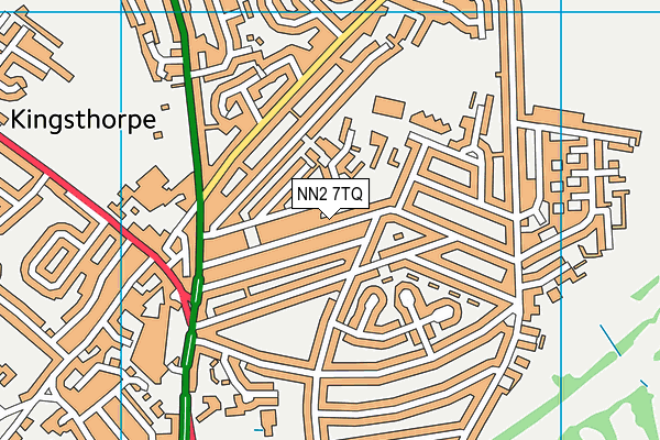 Kingfisher Health Studio (Closed) map (NN2 7TQ) - OS VectorMap District (Ordnance Survey)