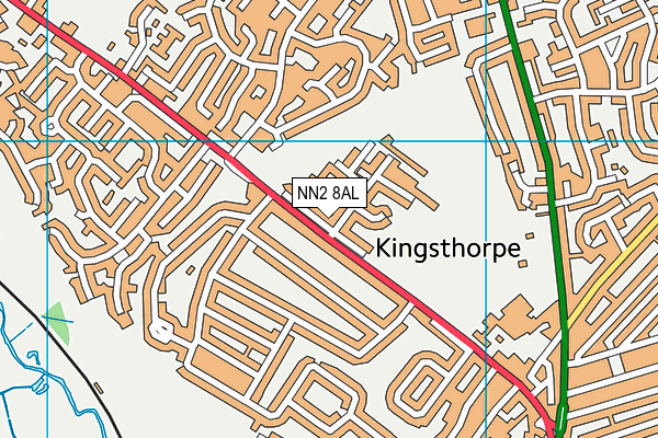 NN2 8AL map - OS VectorMap District (Ordnance Survey)