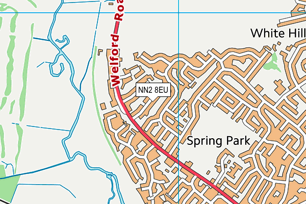 NN2 8EU map - OS VectorMap District (Ordnance Survey)