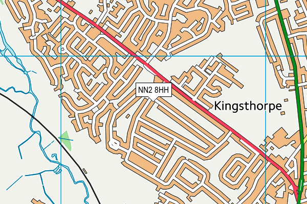 NN2 8HH map - OS VectorMap District (Ordnance Survey)