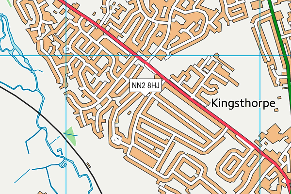 NN2 8HJ map - OS VectorMap District (Ordnance Survey)