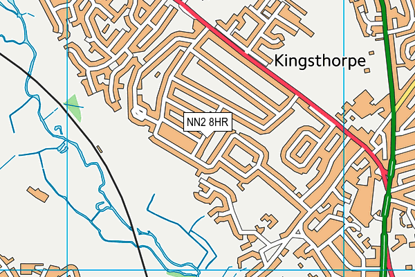NN2 8HR map - OS VectorMap District (Ordnance Survey)